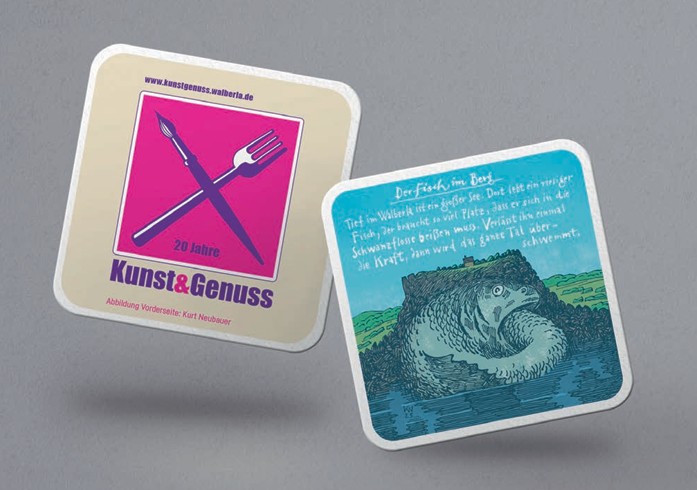Bierdeckel Kunstgenuss 2015